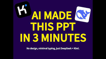 AI MADE This PPT in 3 Minutes — Just DeepSeek + Kimi