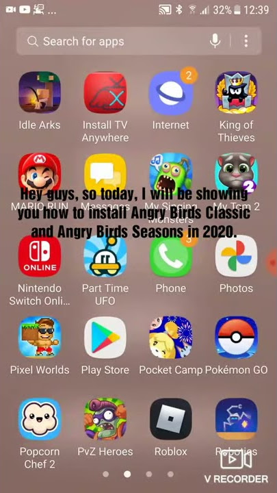 How to install Angry Birds Classic and Angry Birds Seasons in 2020 (Google Play) (No longer works)