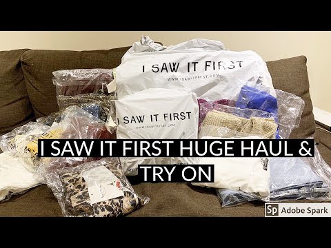 Huge- I Saw It First Haul And Try On -Nov 18