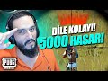 FATİH LİGİNDE DİLE KOLAY 5000 HASAR !! HARİTANIN YARISI !! w/ Kozmik Karınca - PUBG Mobile