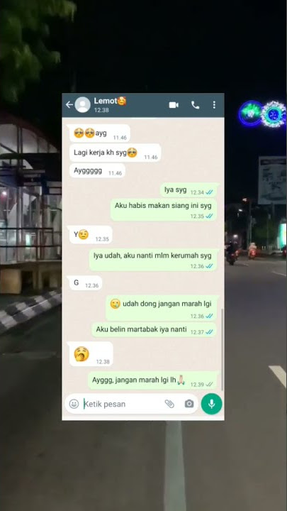 chat wa, cara bujuk pacar yg lagi marah #viralshorts #videoshortsviral #shortslucu