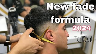 💈HOW TO MAKE MID FADE FASTER 💈,BARBER TUTORIAL,FAST FADE TUTORIAL,TALLCUT