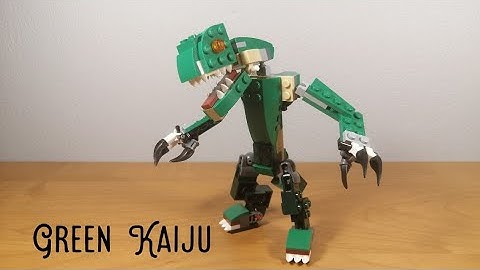 Lego 31058 alternate build Green Kaiju