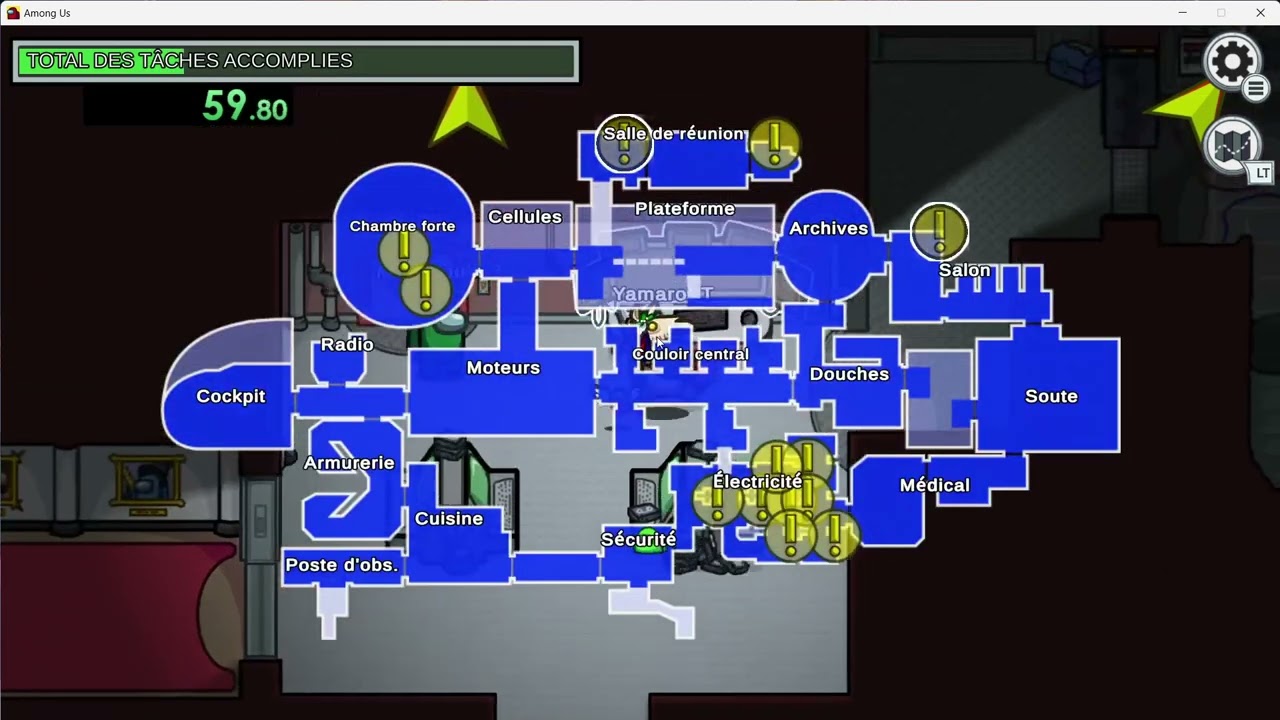 Speedrun Among us - Max Set dask - Airship - Controler - 3.21.710 World record