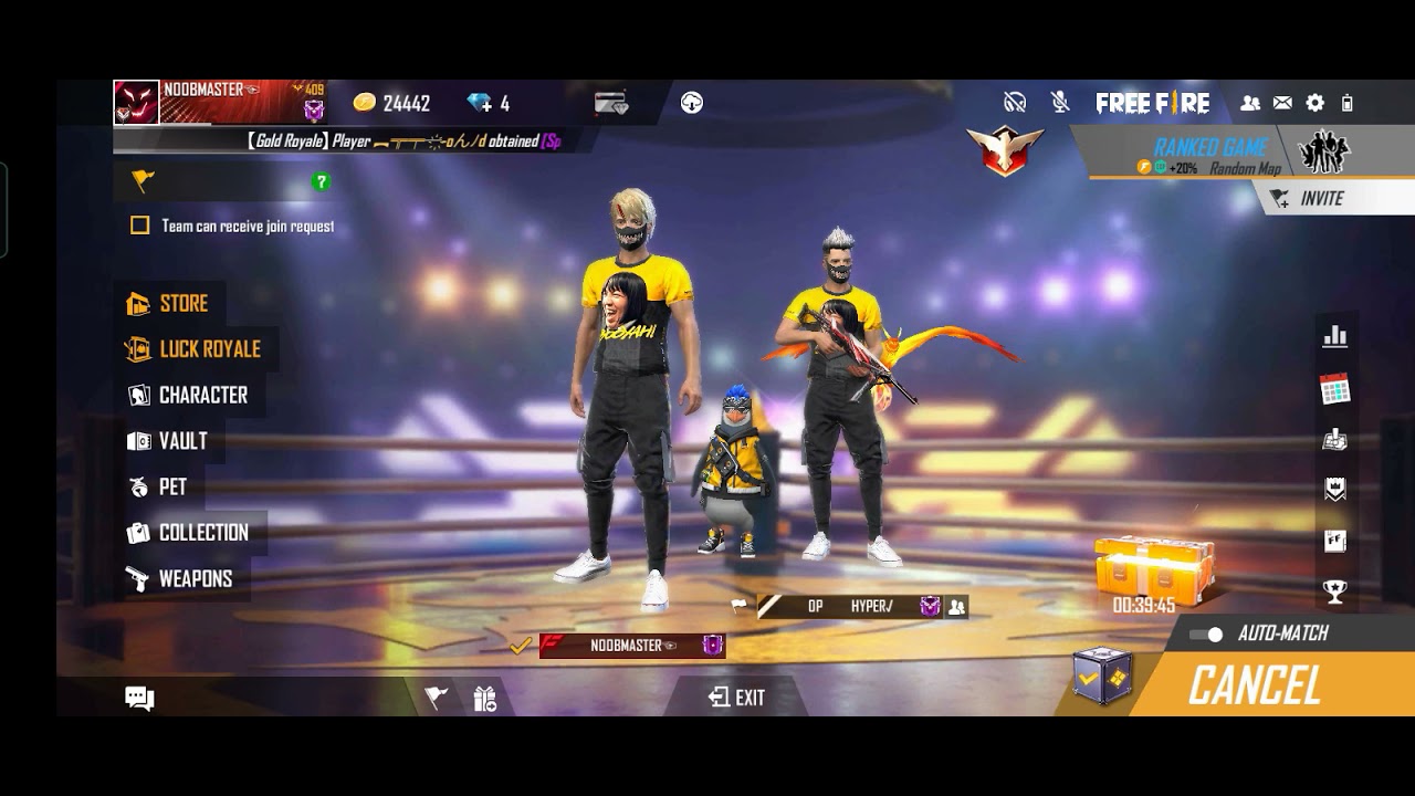 WITH TLB HYPER GUYS NEED SPORT | INSANE FF. @HYPER FF - YouTube