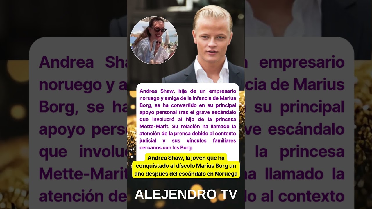 Andrea Shaw, la joven que ha conquistado al díscolo Marius Borg un año después del escándalo en