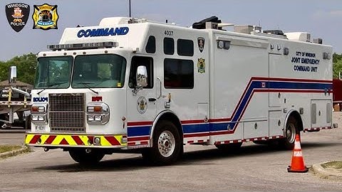 Windsor Police & Fire, Mobile Command Unit ( J.E.C.U. ) - Meet A Machine - 2023