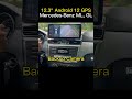 123 inch mercedes benz ml gl gls gle android 12 gps navigation screen apple carplay backup camera