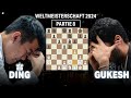 Ding vs Gukesh , Partie 8 der Schach-WM 2024