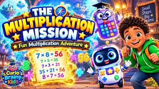 How to Remember 7 × 8 = 56! 🧠 | Fun Multiplication Adventure