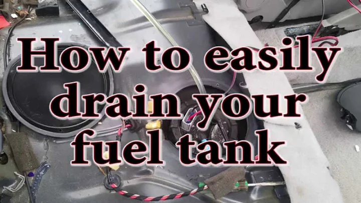 How to easily drain your fuel tank - DayDayNews