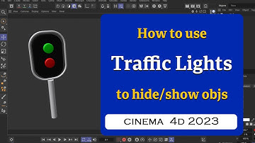How to use traffic lights in Cinema 4D 2023  @MaxonVFX​