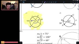 Interior and Exterior Angles of a Circle | Unit 7 Lesson 3 Geometry
