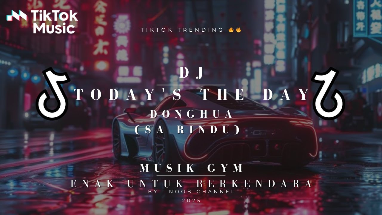 DJ TODAY'S THE DAY | SA RINDU MELODY DONGHUA BREAKBEAT [RMX] VIRAL TIKTOK TERBARU 2025