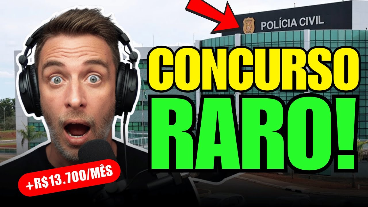 🚨 VAI ABRIR CONCURSO RARO +R$13700 | 150 VAGAS NÍVEL SUPERIOR | 3 SEGREDOS PC DF