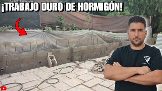 ✅ REFORMANDO CASA OKUPA | #55 MURO de bloque H armado!