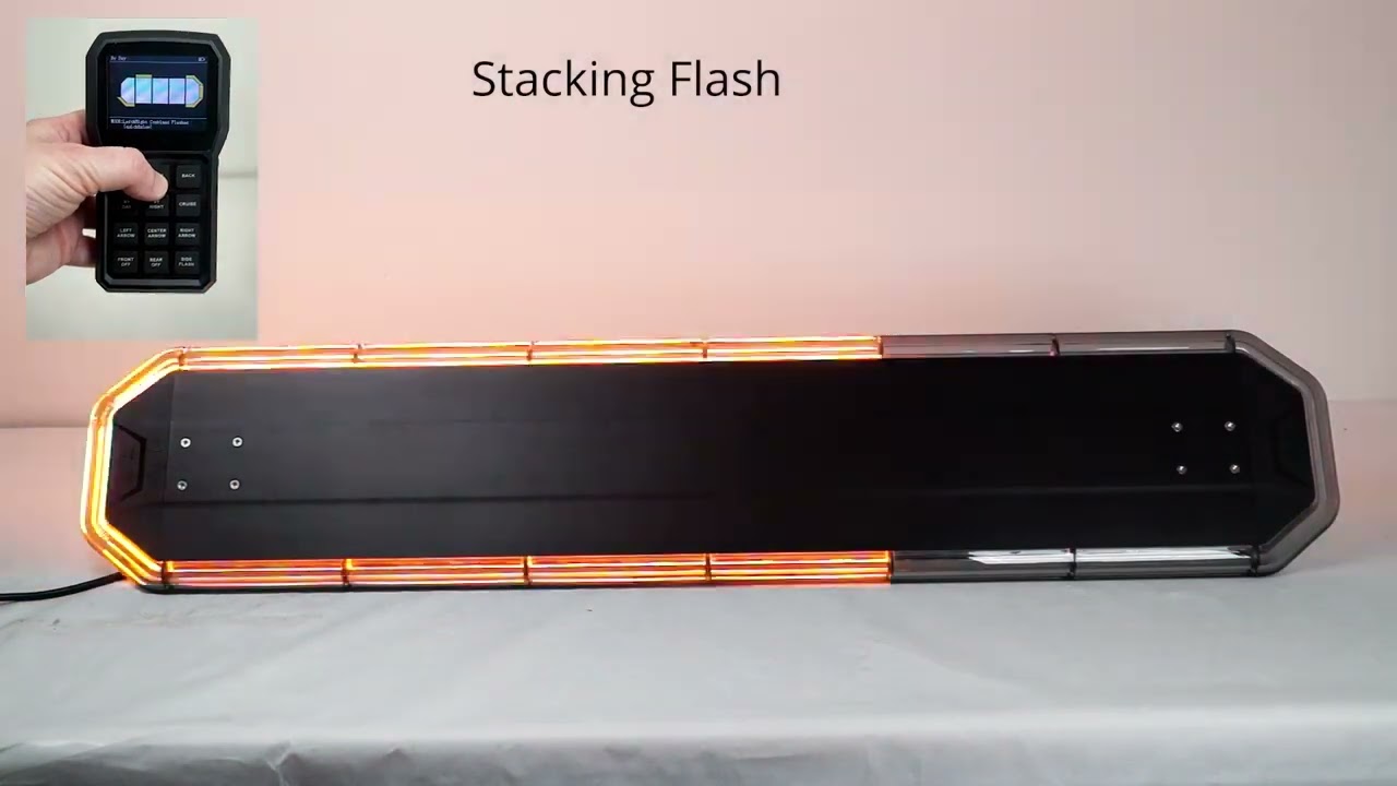 Lumary Galaxy Varsellysbjelke - V6052-S - Ny sotet versjon!