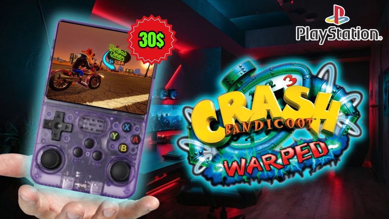 Crash Bandicoot 3: Warped On This 30$ Gaming Console | R36S Gameplay 2025