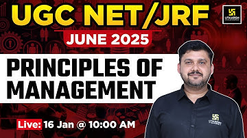 Principles of Management | Paper 2 Commerce  | UGC NET JRF June 2025 | By Yogesh Sir