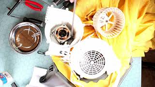 Gemmy Inflatable blower repair attempt, complete disassembly