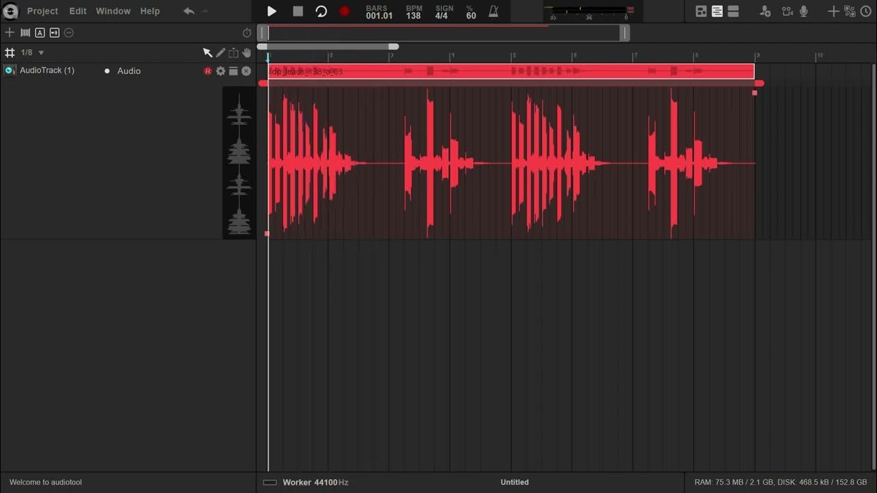 Audiotool First Steps Audio Editing YouTube