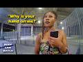 Woman Learns a Hard Lesson about Following the Stadium's Bag Policy