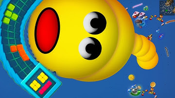 Game 🐍 WORMATE ZONE.IO | Rắn Săn Mồi #055 BIGGEST SNAKE | Epic Worms Zone Best Gameplay | Biggiun TV