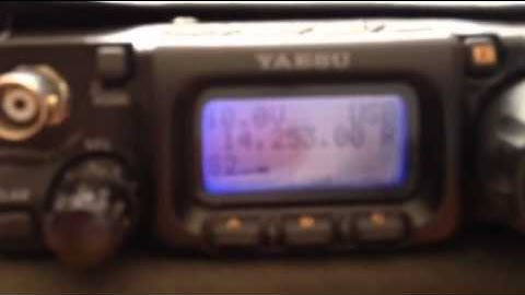 Magnetic loop and ft-817nd for portable field operation