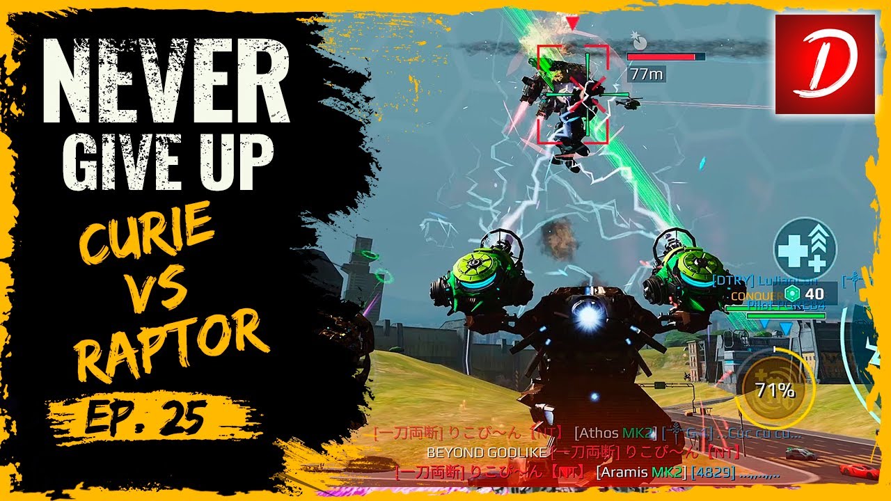 Wr Raptor 🔥 Curie vs Raptor : Never Give Up : War Robots WR - YouTube