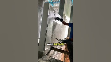 "Master Plastering Skill - Smooth Wall Finish With Trowel (Oddly Satisfying)"
