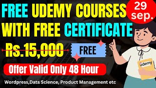 Udemy Free Certificate Courses in 2023 | Learn New Skills Online |13+ Free Online Course |#udemyfree