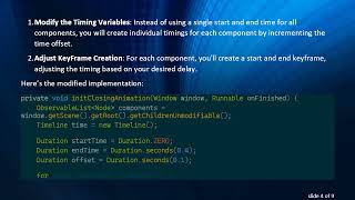 Enhancing JavaFX Animations: Adding a Delay Between Keyframes