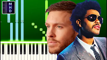 Calvin Harris & The Weeknd - Over Now (Piano Tutorial Easy)