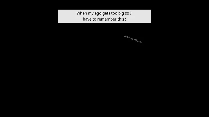When my ego gets too big so I have to remember this #shorts #youtubeshorts #relatable #fyp