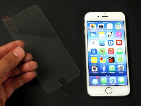 iPhone 6 : ग्लास स्क्रीन प्रोटेक्टर कैसे स्थापित करें