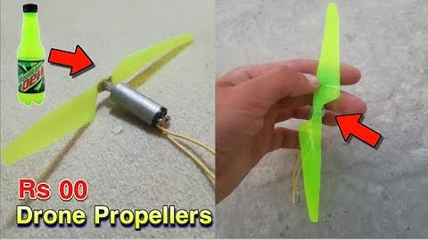 How To Make Propeller For RC Plane At Home | Homemade Drone Propeller