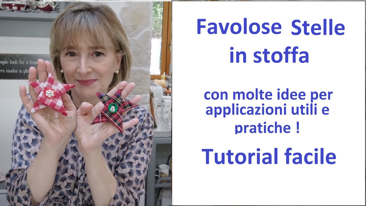 Tutti ameranno le Tue Super Stelle di Stoffa. Tutorial facile.