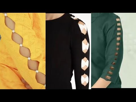 Punjabi suit ke baju design (part 5) | suit k liye baju design | bazu design  | blouse sleeves design - YouTube