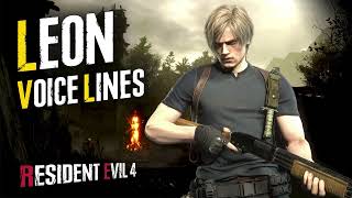 Resident Evil 4 Remake: Leon Kennedy Voice Lines + Efforts