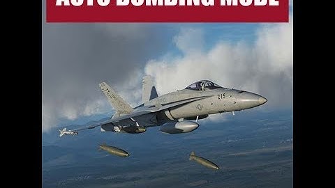 DCS: F/A-18C Hornet AUTO Bombing Mode Training Lesson Recording