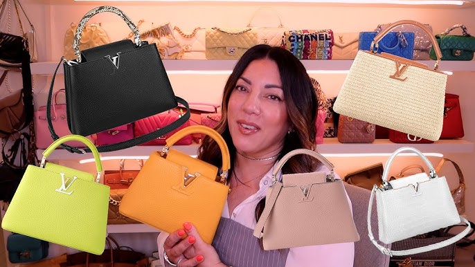 LOUIS VUITTON CAPUCINES BAG REVIEW - Glam & Glitter