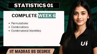Complete Statistics 01  Week 6 + Question Practice | IIT Madras BS Degree