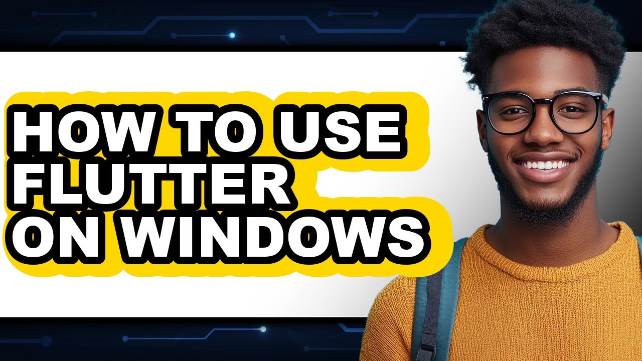 How to Use Flutter on Windows - Step by Step - YouTube