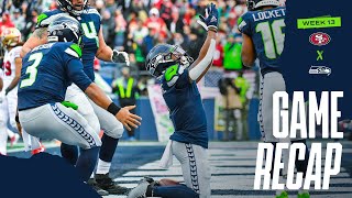 2021 Week 13: Seahawks vs. 49ers Recap