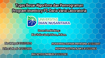 TB ALGORITMA DAN PEMROGRAMAN KELOMPOK 4 UNDIRA