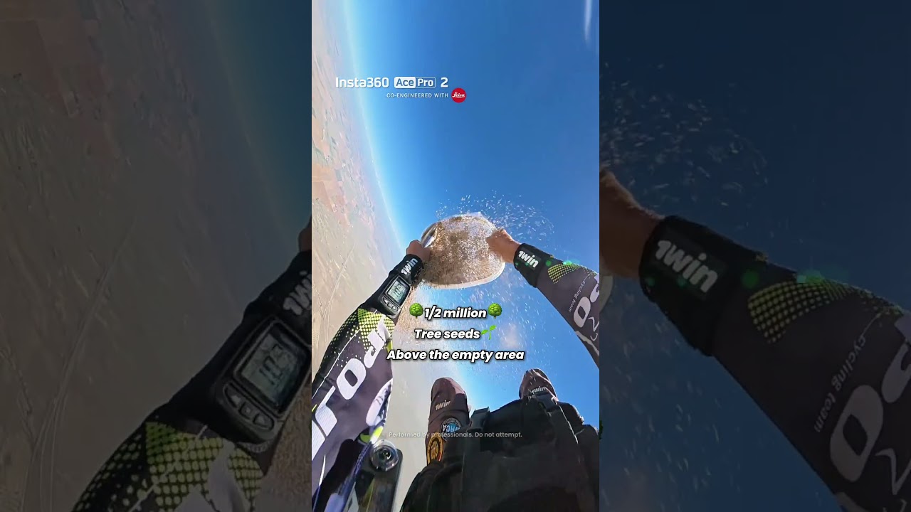 What if a skydive could grow a forest? 🌵 | Insta360 Ace Pro 2 썸네일