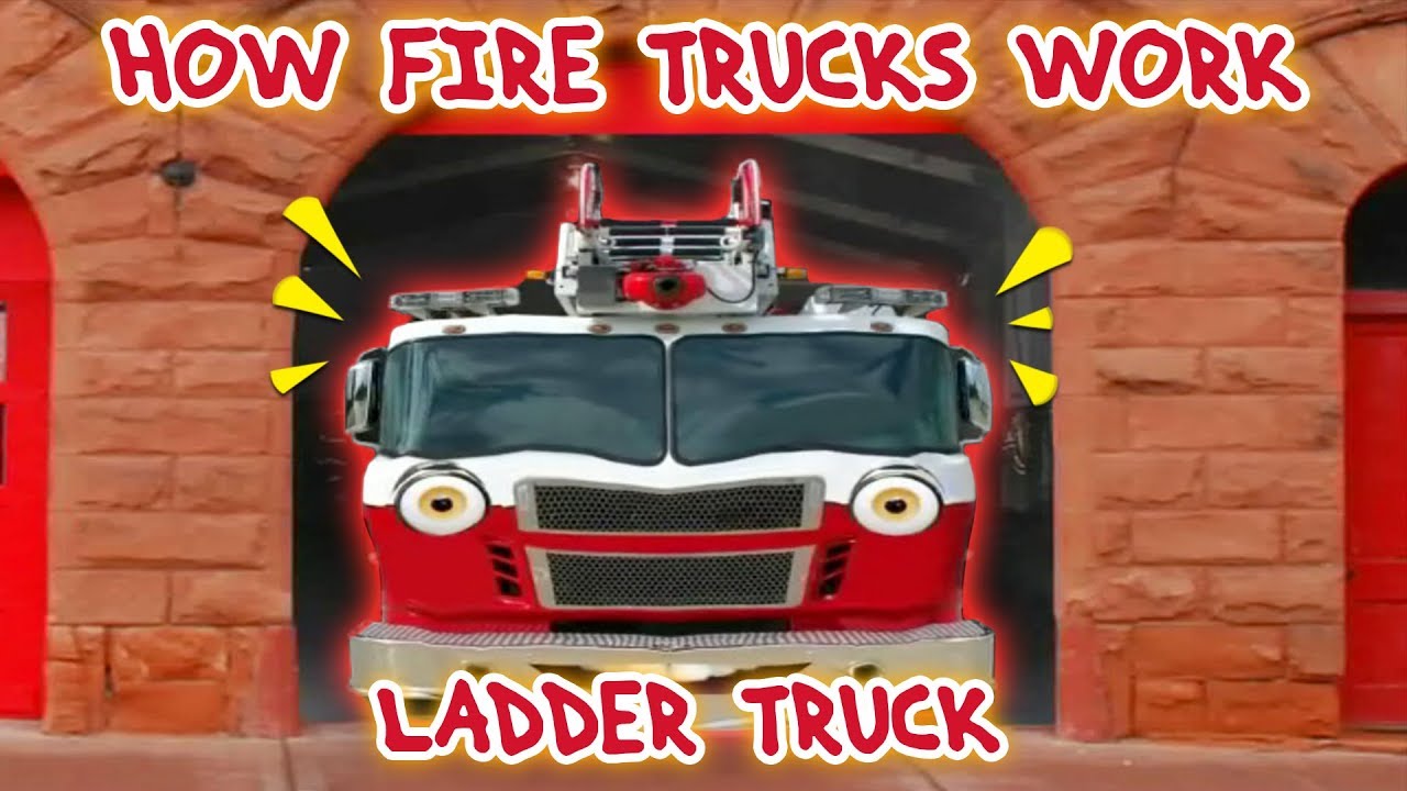 How Fire Trucks Work Ladder Trucks Lots & Lots of Fire Trucks YouTube