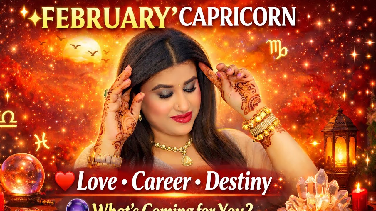  ✨ CAPRICORN ♑ 🌙 FEBRUARY 2026 MONTHLY PREDICTION 🌙#tarot #capricorn #tarotreading 