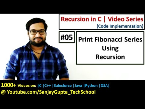 How To Print Fibonacci Series In C Using Recursion