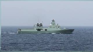 PNS YARMOOK CONDUCTS EXERCISE WITH OMAN NAVY SHIP IN GULF OF OMAN DURING RSMP